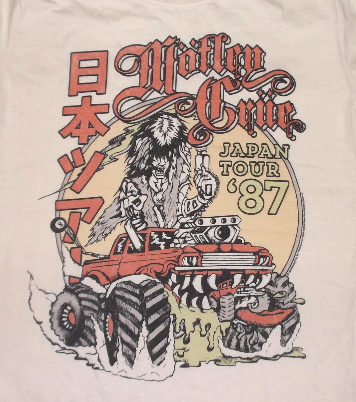 モトリー クルー Tシャツ Motley Crue ツアーT LAメタル ホットロッド