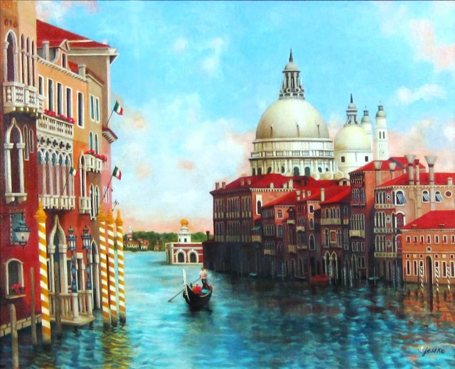 送料無料】絵画専門店munay（ムナイ）・イタリア風景画・志村好子