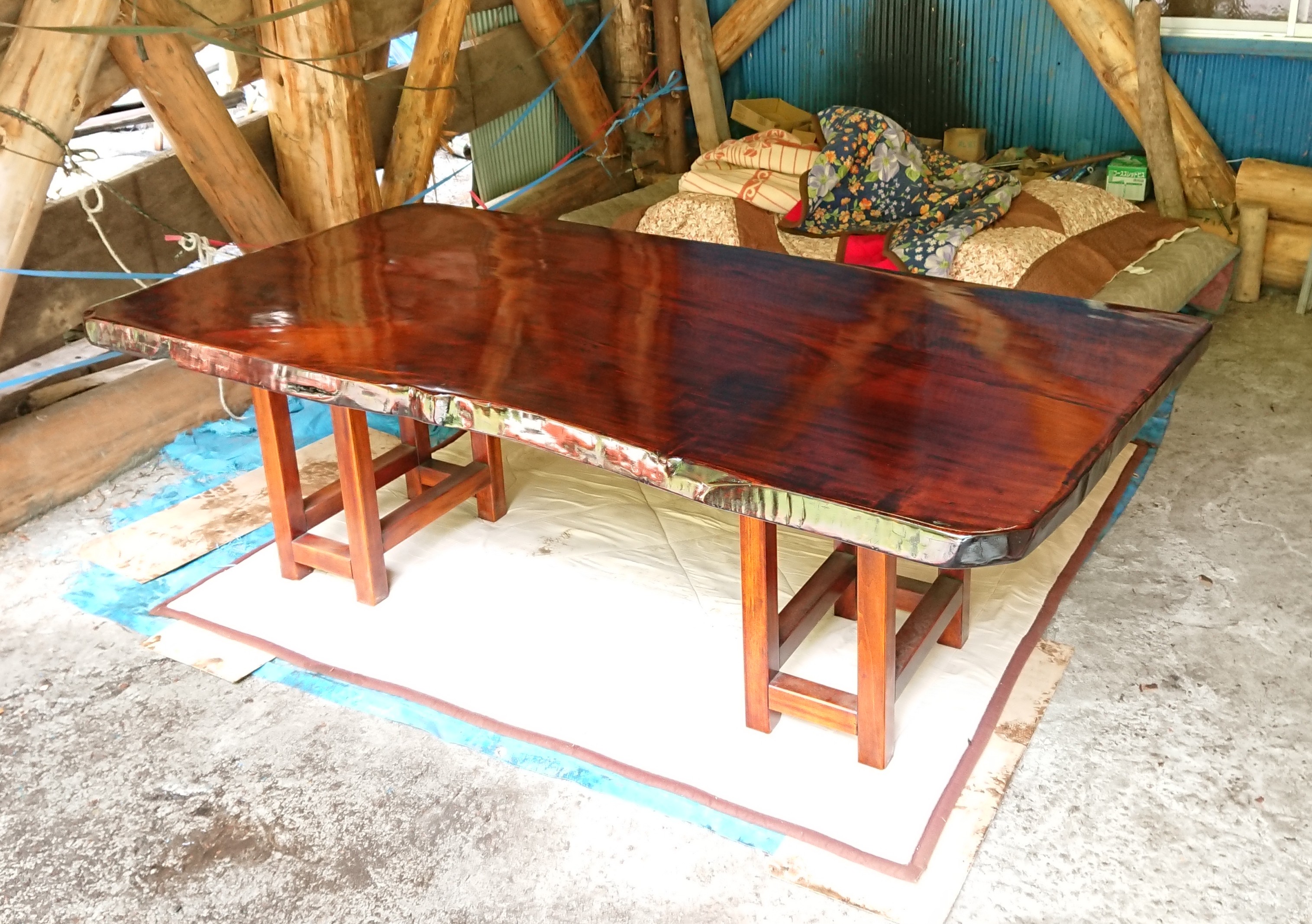 無垢材一枚板ダイニングテーブル、ローテーブル、座卓のご案内｜無垢