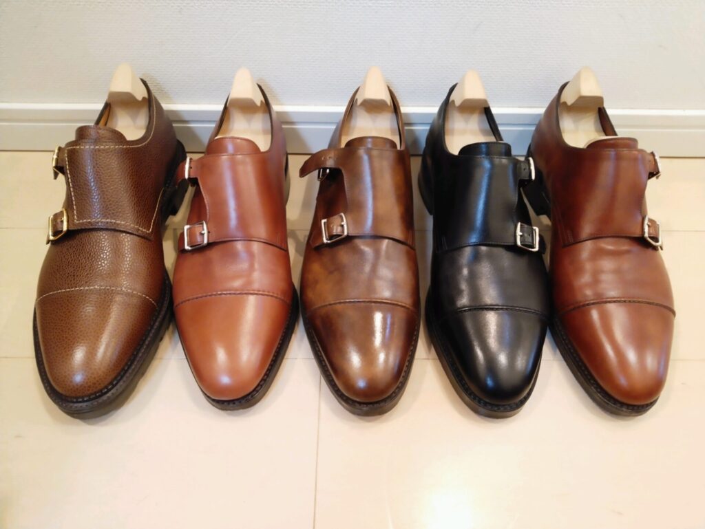 ジョンロブ・ウィリアム2のミュージアムカーフ（パリジャンブラウン