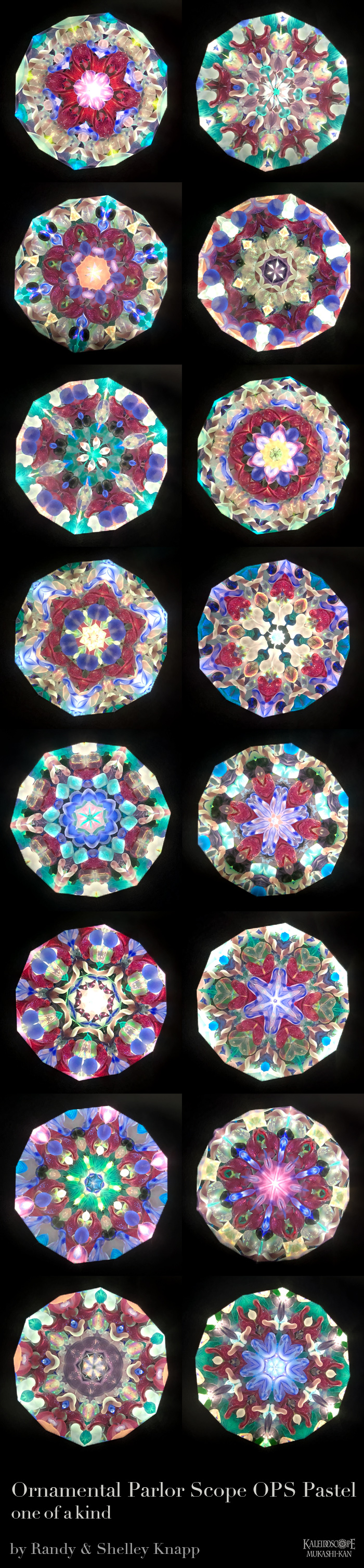 万華鏡：ドライ]Ornamental Parlor Scope/OPS-Pastel/one of a kind