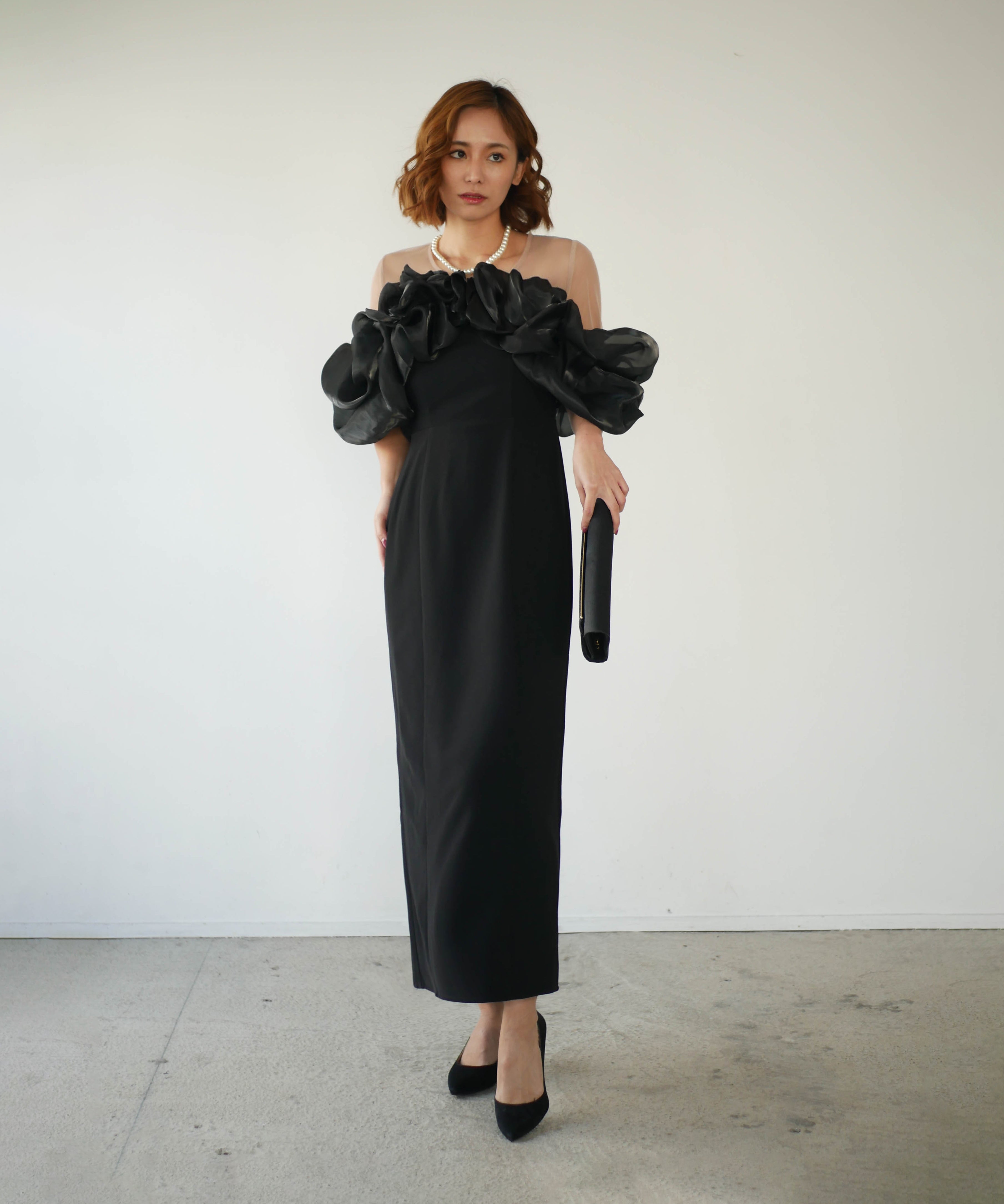 VOLUME RAFFLE DRESS – My shawty