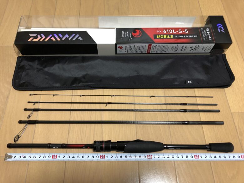 アジング、メバリング、トラウトに。ダイワのパックロッド「月下美人MX