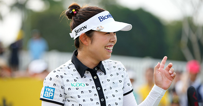 山下美夢有はミンジー・リー、佐久間朱莉と同組 TOTOジャパン