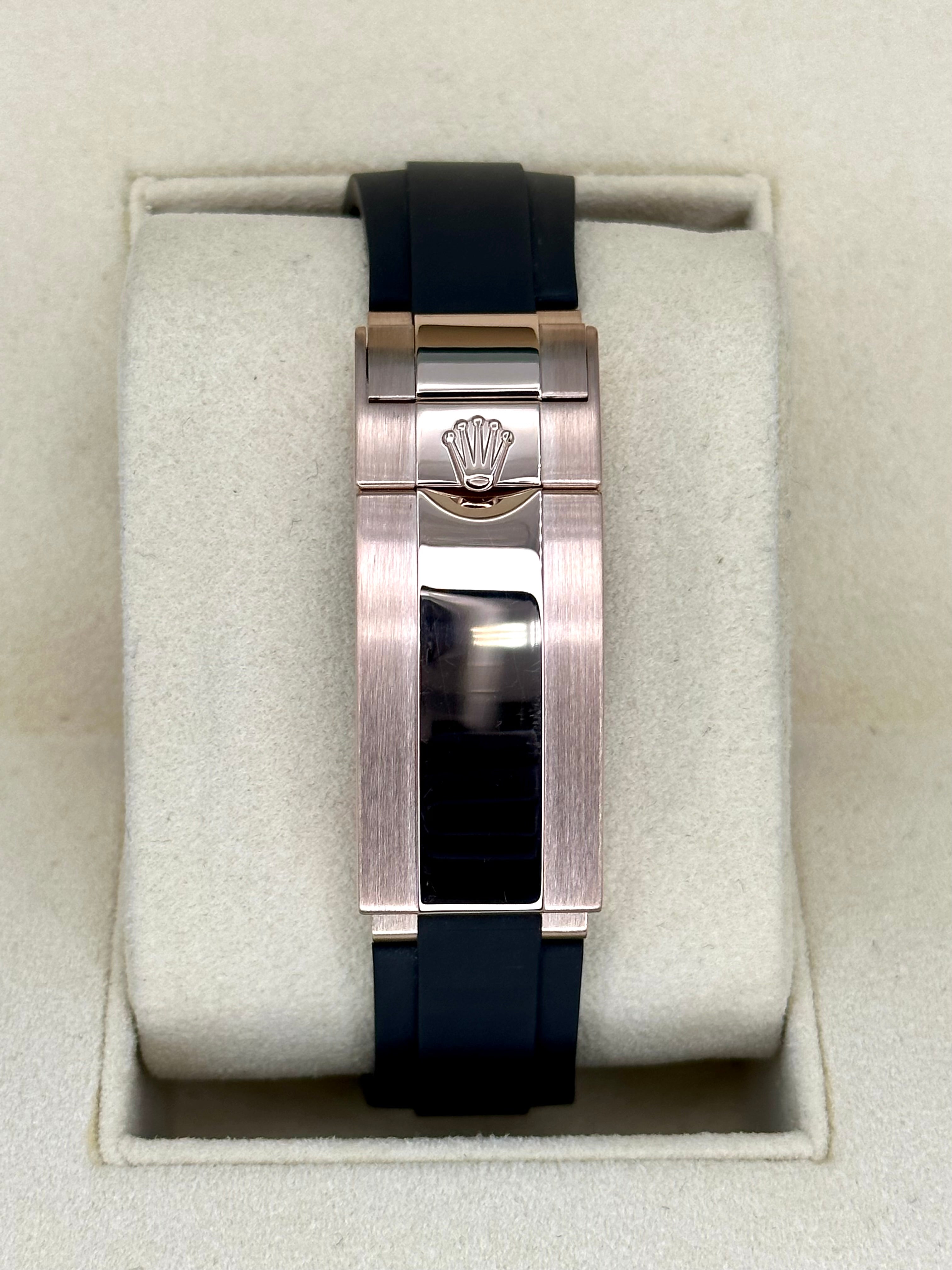 2018 Rolex Yacht-Master 40mm 116655 Oysterflex Black Dial