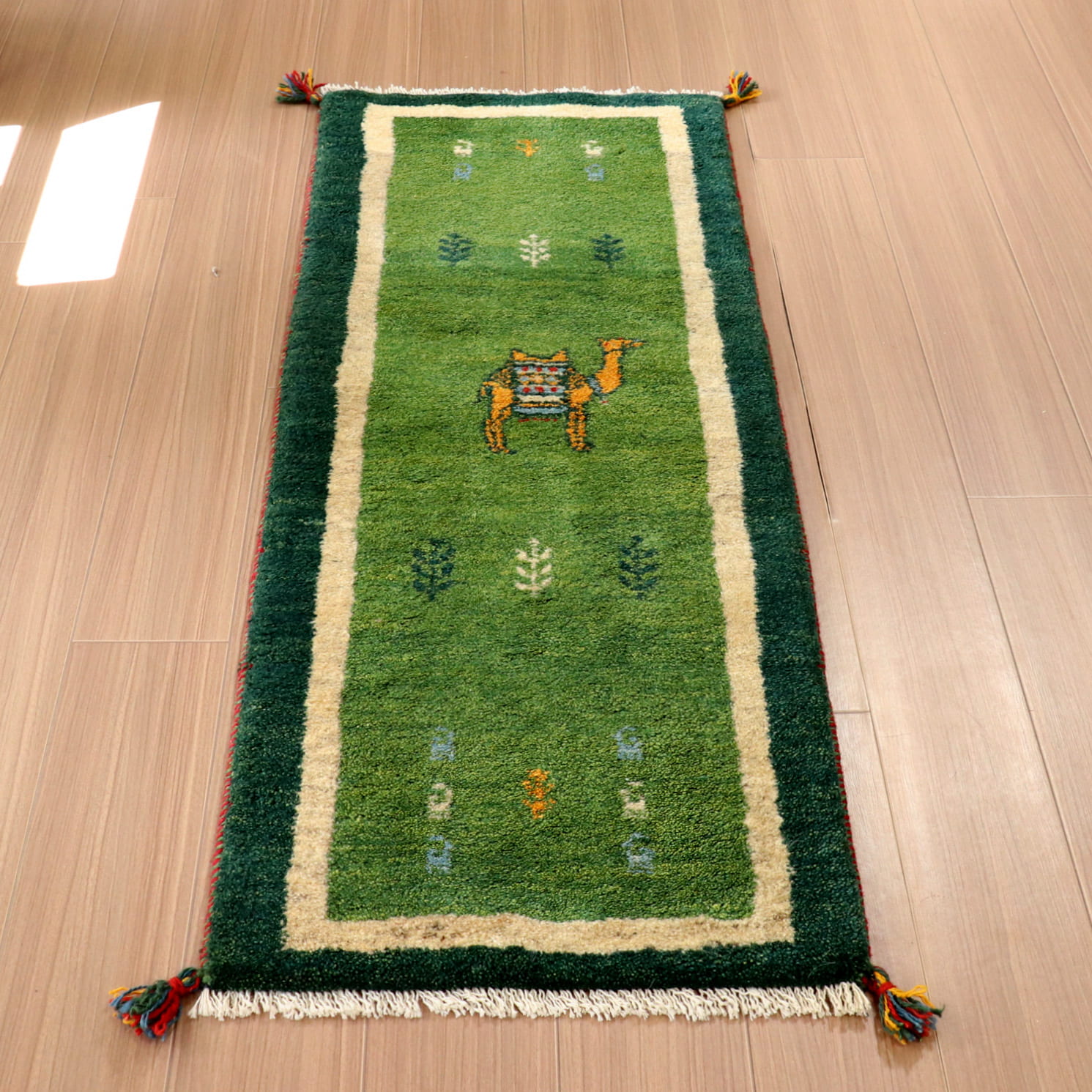 120×44cm ペルシャ ギャッベ アマレ族 ギャベ ランナー