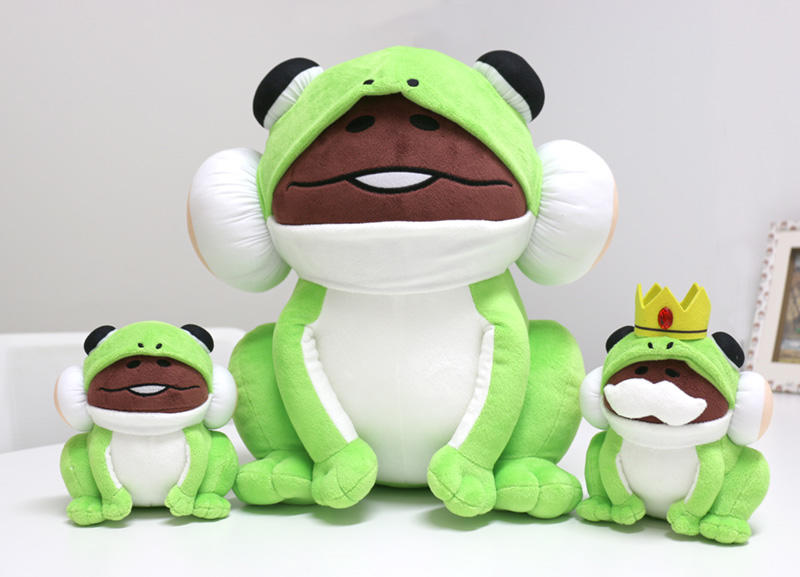 カエルなめこ ぬいぐるみ3種新発売!!】新発売のぬいぐるみで物語を