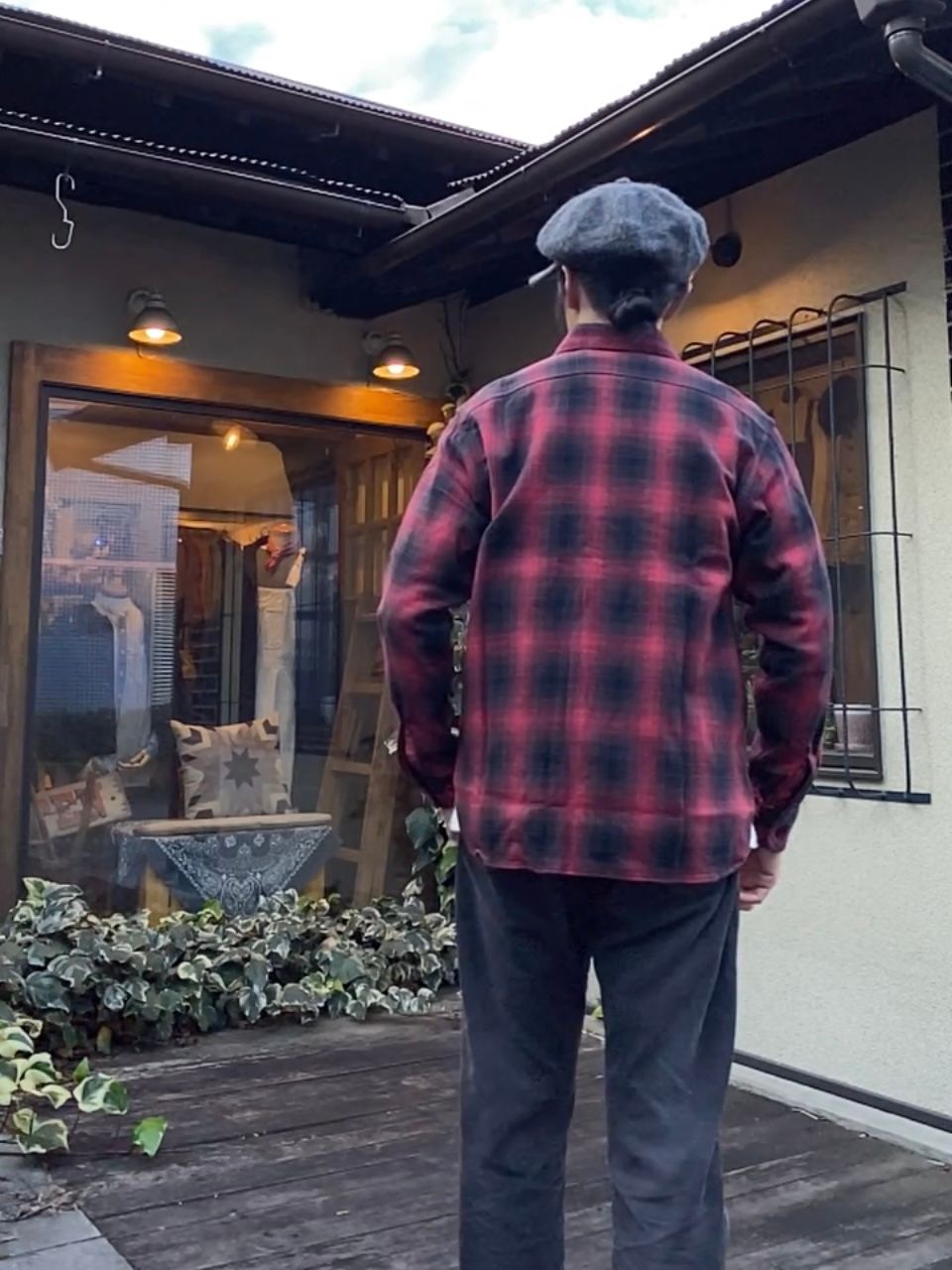 SUGAR CANE - SC28954 / TWILL CHECK WORK SHIRT / ヘビーネルワーク