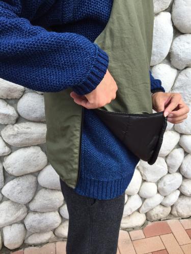 Natural/商品詳細 【MONITALY】 Reversible Insulated Vest (Vancloth)