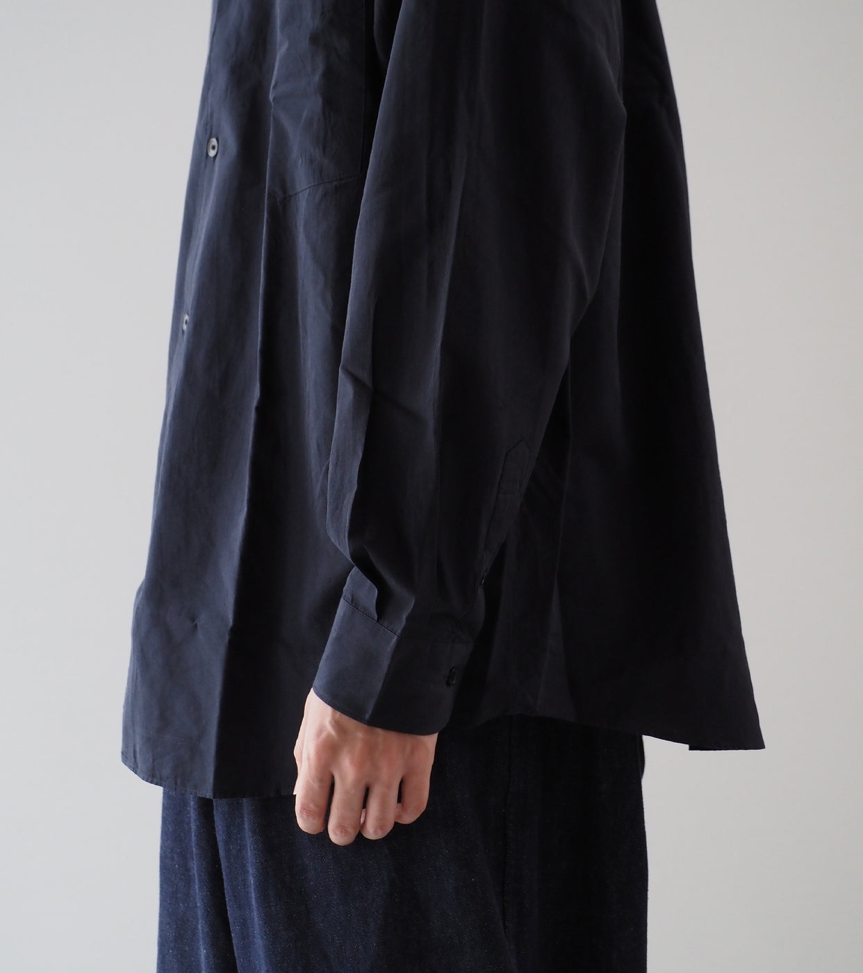 COMOLI コモリシャツ, Navy – Navyblue