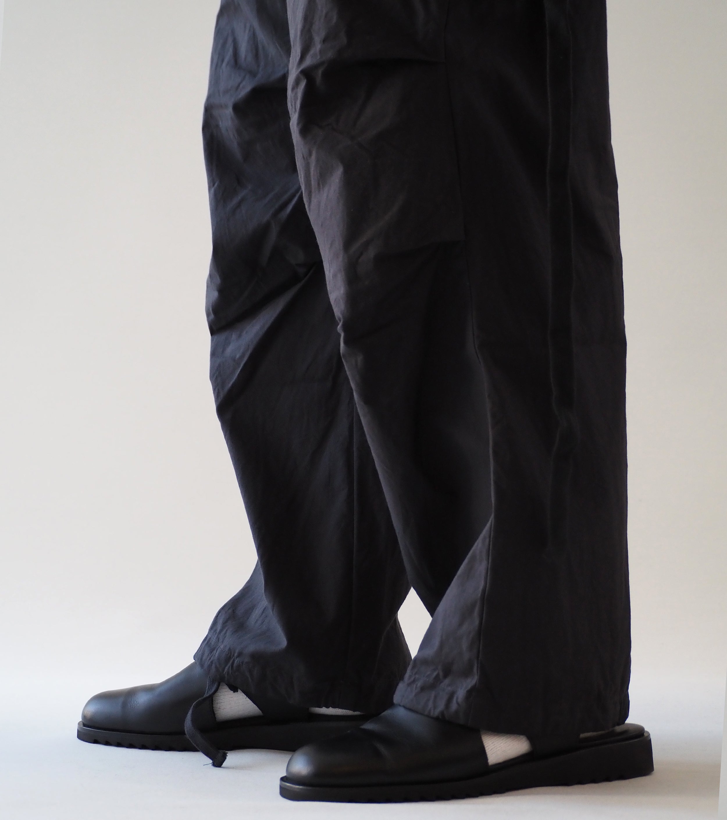 YAECA Like Wear M51 フィールド パンツ , Charcoal (POPLIN) – Navyblue