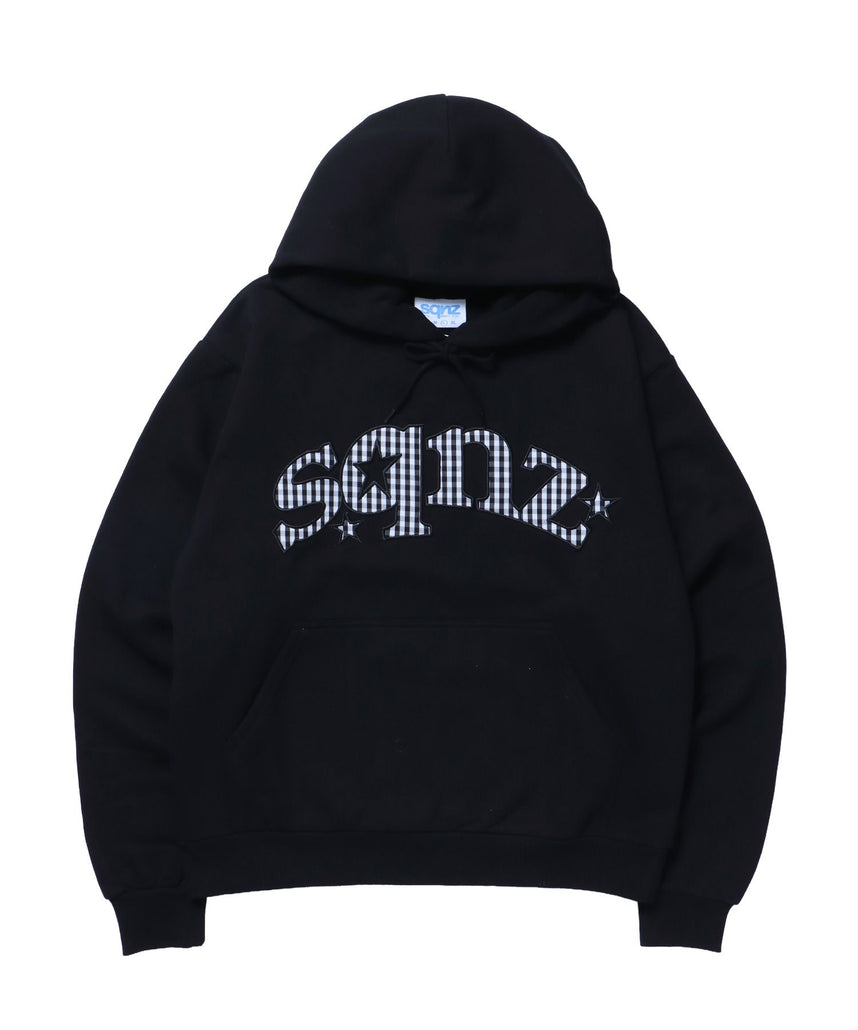 sqnz（エスキュンズ)】sqnz gingham applique pk / ジップパーカー 裏