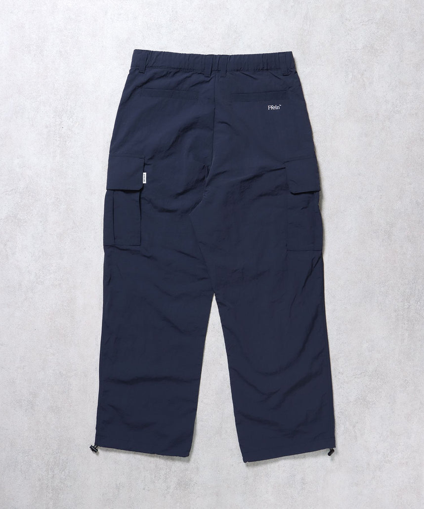 FFEIN(フェイン)】ナイロンテックワイドカーゴパンツ / ドローコード