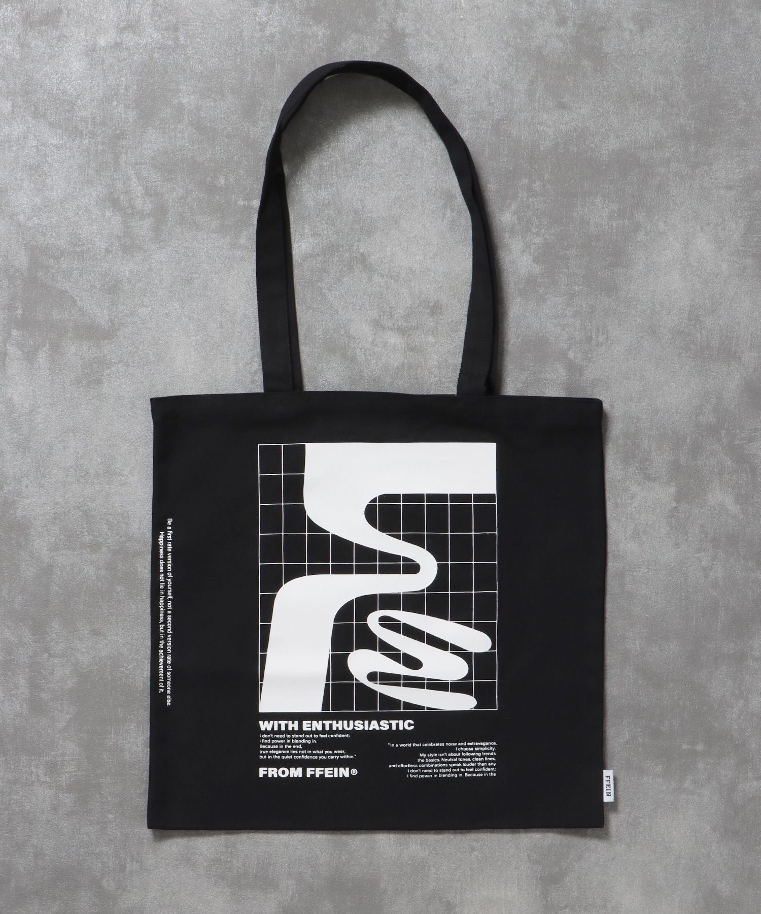 FFEIN(フェイン)】グラフィックプリントトートバッグ / 11.5オンス