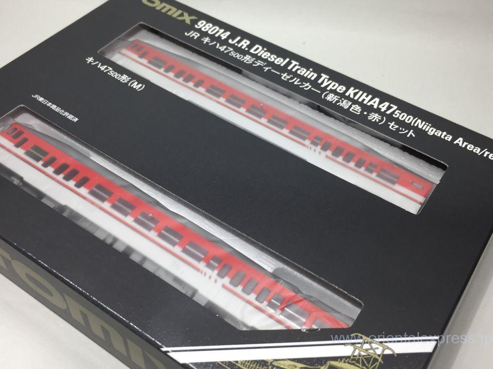 キハ47 新潟色・赤セット 入線です。TOMIX 98014 | NGaugeJP - 横濱