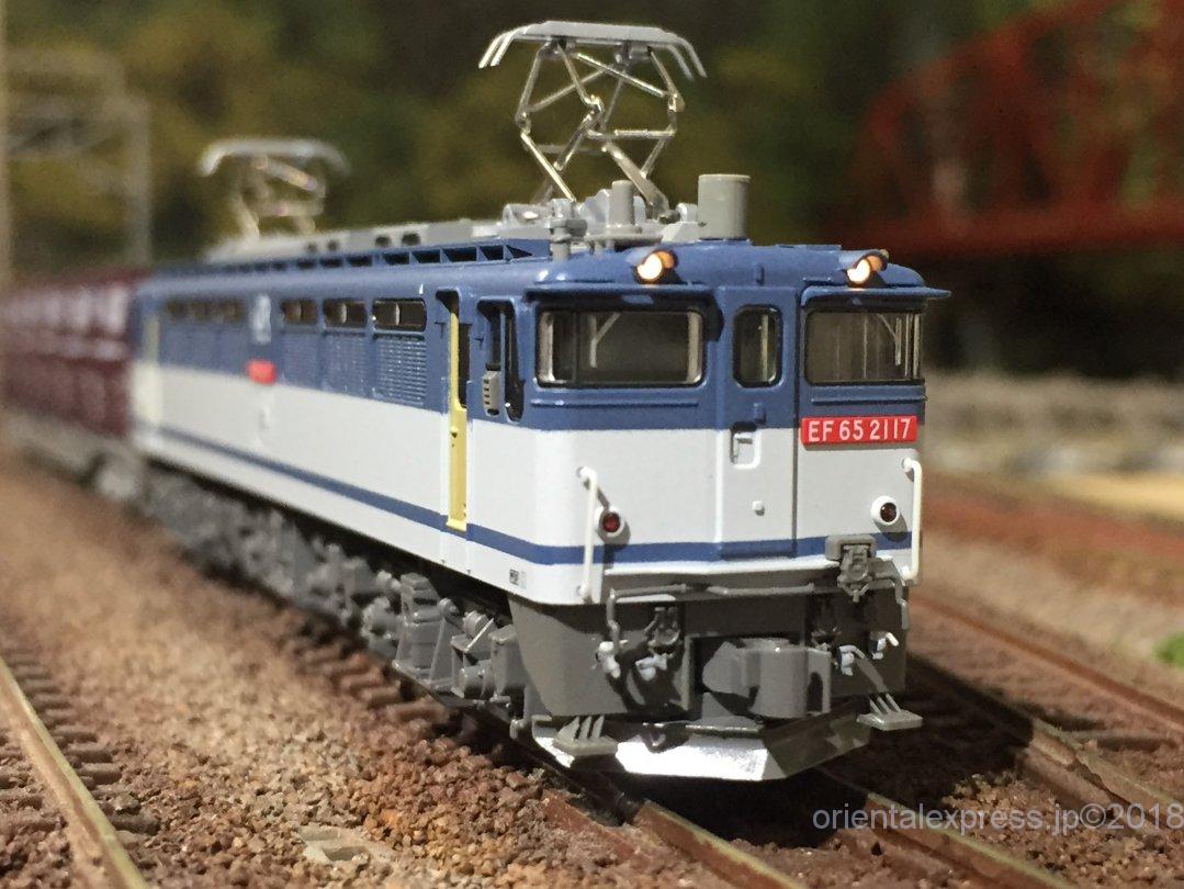EF65 2000番台 JR貨物2次更新色を弄る。KATO 3061-4 EF65 2117号機