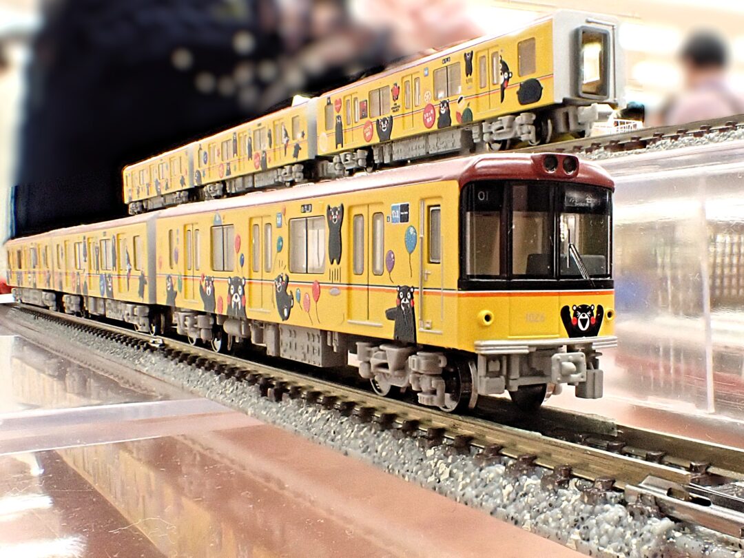 東京メトロ銀座線1000系くまモンラッピング6両セット 品番：6092 鉄道
