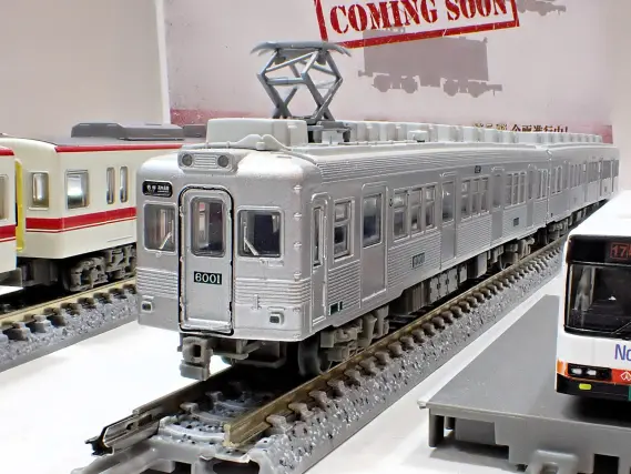 鉄コレ】南海電気鉄道6000系（なつかしのステンレス無塗装） 2両セット