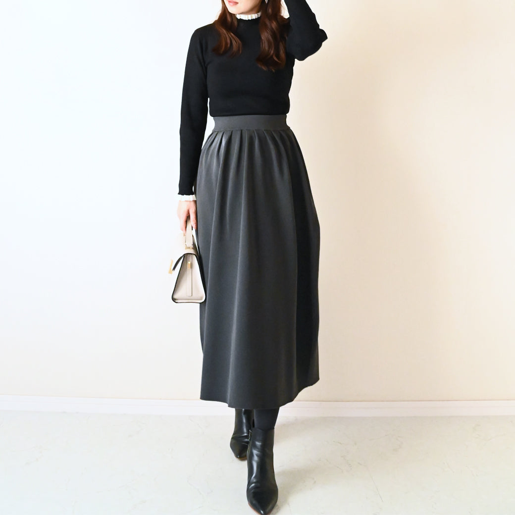 タックフレアダイバーニットスカート – Neigeオンラインストア