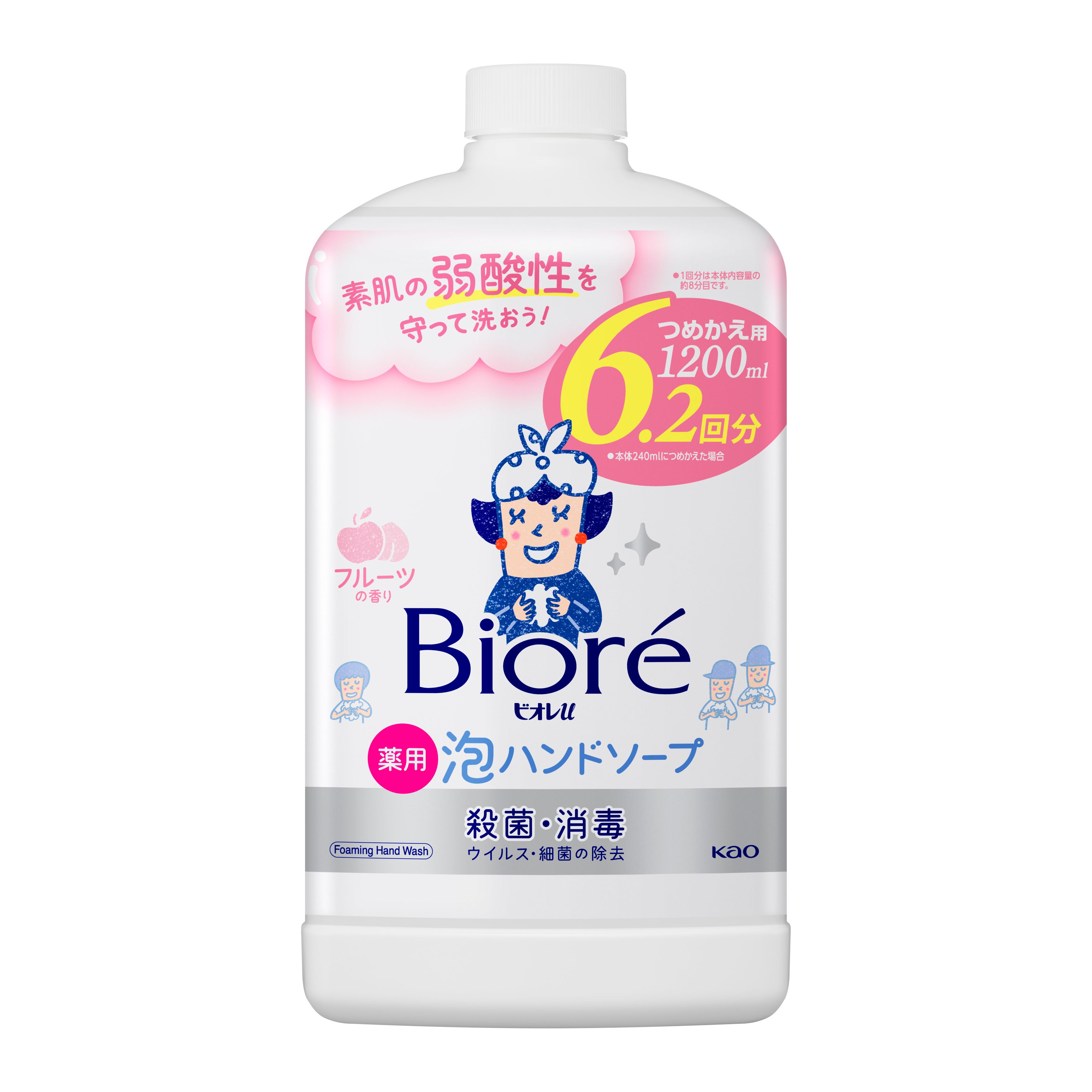 お取り寄せ】ビオレu 泡ハンドソープ フルーツ つめかえ用