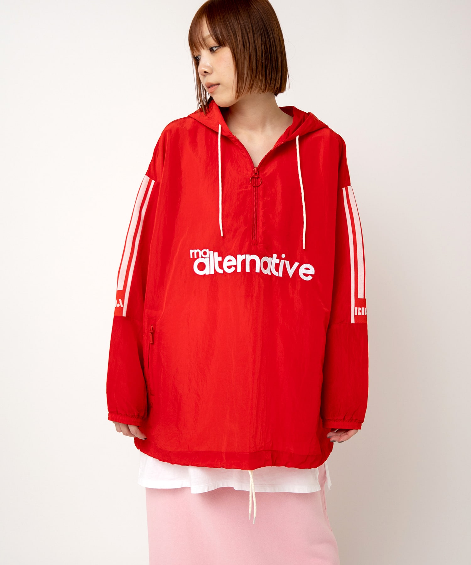 J2153 トラックハーフZIPジャケット(M ブラック): アウター - RNA