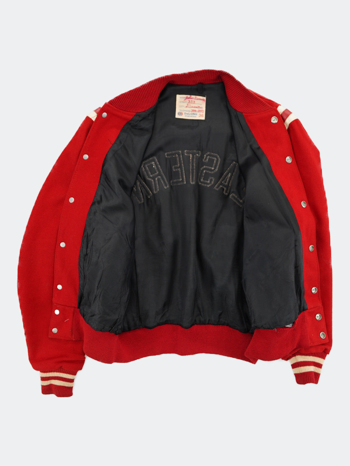 70s-80s DeLONG wool stadium jacket – NEVERKNOWS
