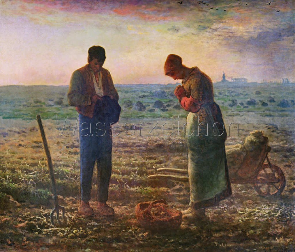 ミレー *晩鐘 1859