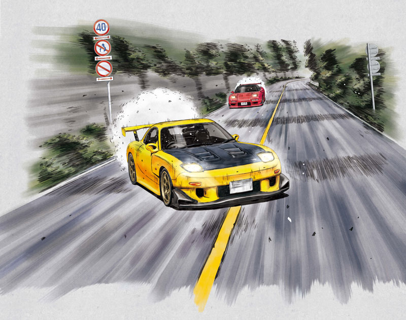 トピックス】『頭文字D』より、高橋啓介の「RX-7 最終決戦仕様」が塗装