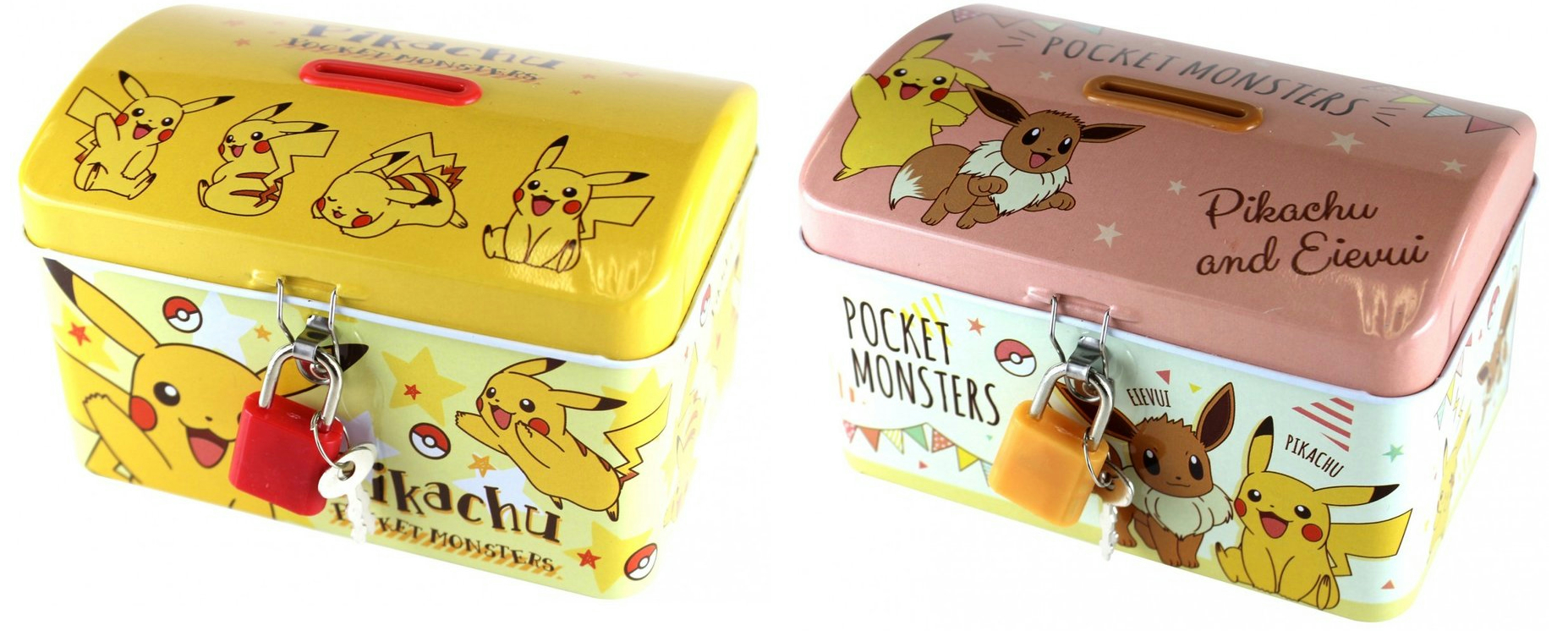 ポケットモンスター鍵(カギ)付き缶バンク (ピカチュウ / ピカチュウ