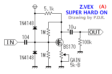ZVEX Super Hard On 最初期モデル ZVEX Super Hard On 最初期モデル