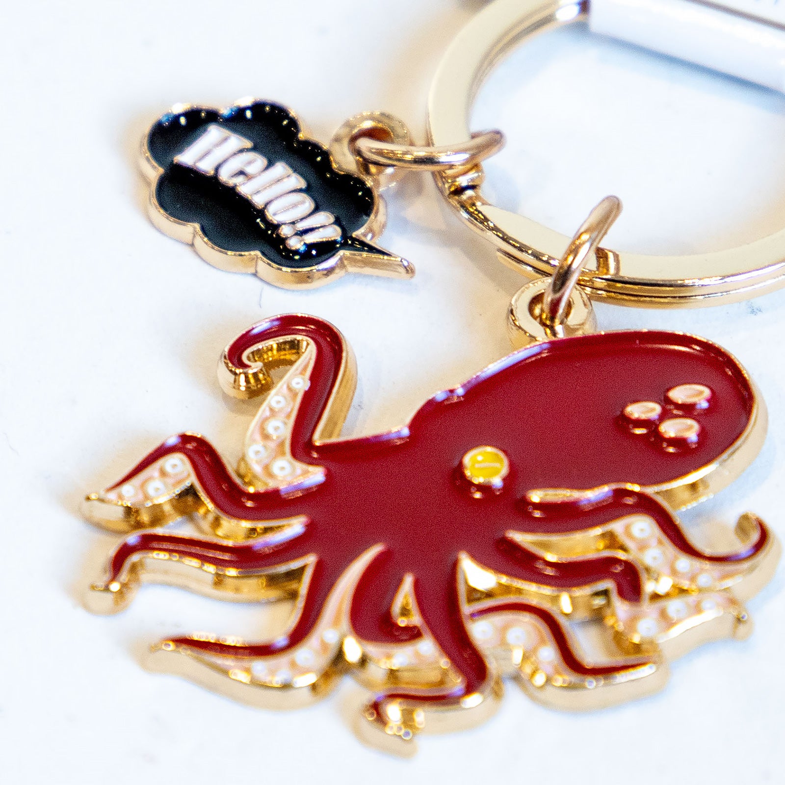 キーホルダー アクアチックキーリング タコ – ニコノマニマニ雑貨店