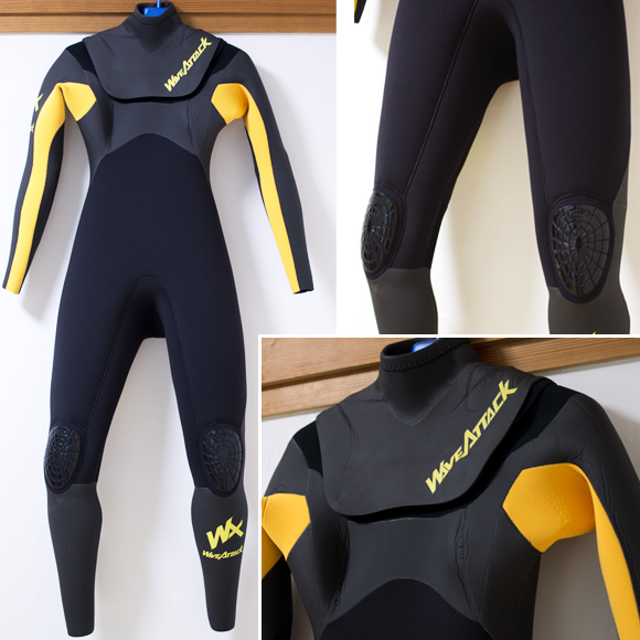 WaveAttack 中古ウェットスーツ 5/3mm セミドライ レディース用 (No