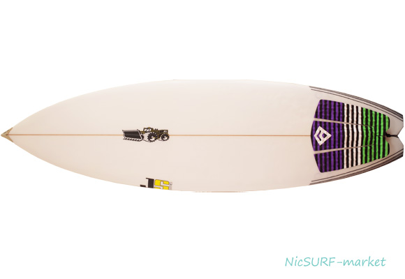 JS 中古ショートボード 6`0 DROPPED SWALLOW 5FIN (No.96291232