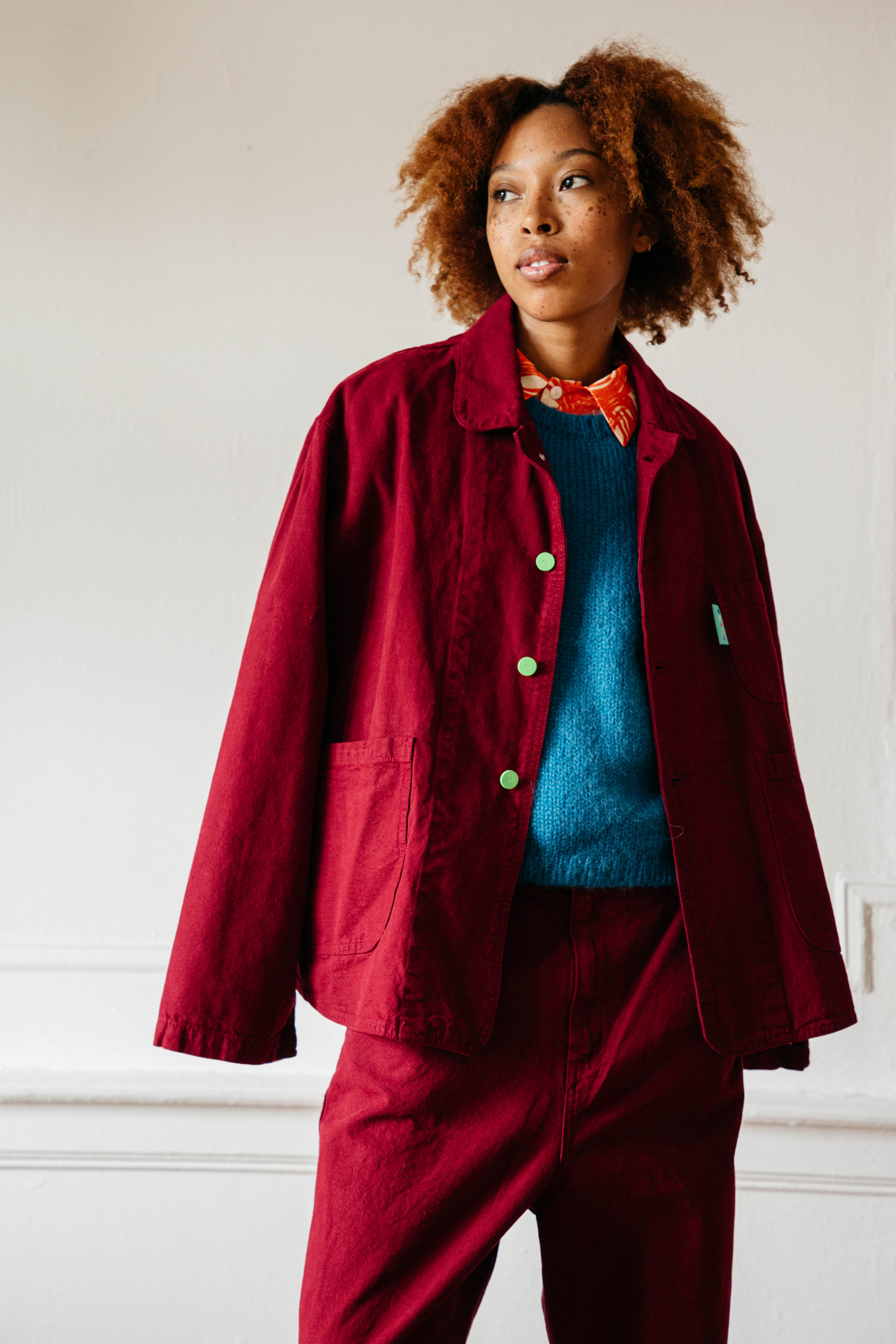 Forager Coat - Wine – Nikki Chasin