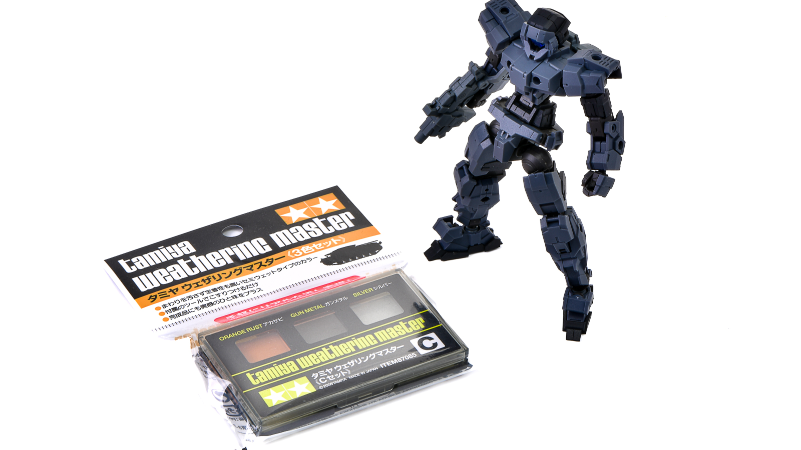 キャラクタープラモのウェザリング初めにピッタリ！ タミヤ