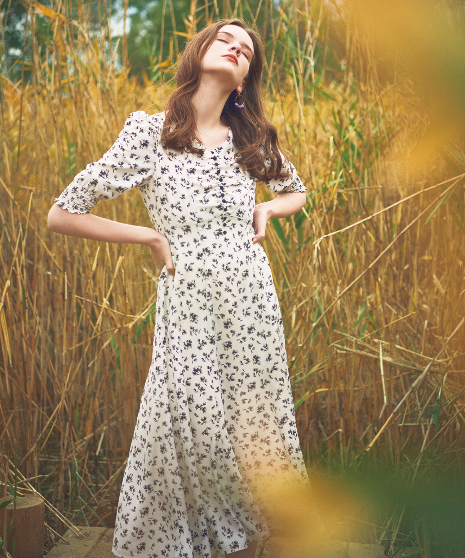 ベリー柄ワンピ | ロングワンピース | NOELA OFFICIAL WEB STORE