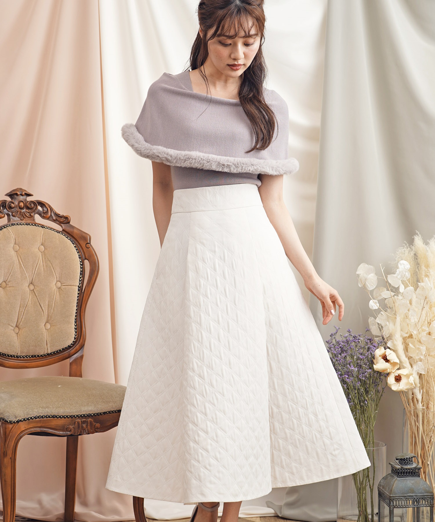 キルティングスカート | フレアスカート | NOELA OFFICIAL WEB STORE