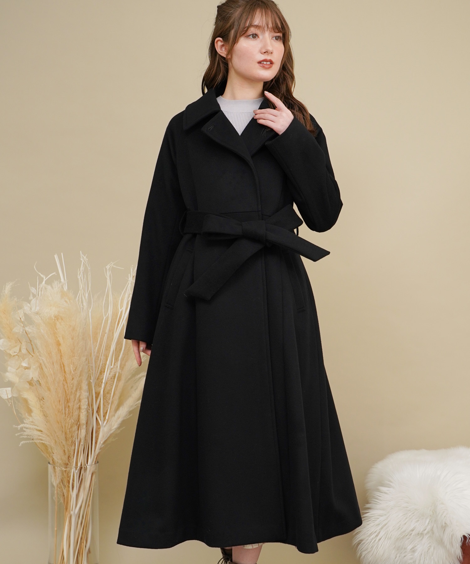 ステンカラーフレアコート | コート | NOELA OFFICIAL WEB STORE