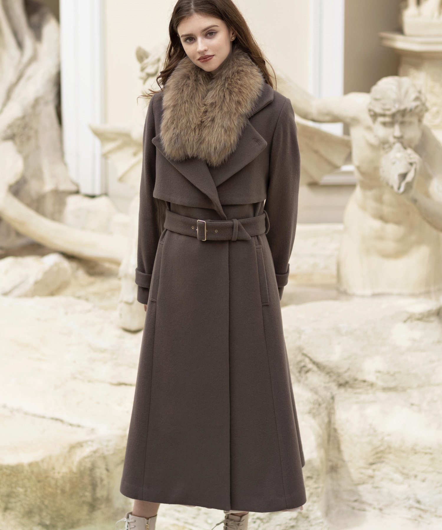 追加生産】2WAYカラーウールトレンチコート | コート | NOELA