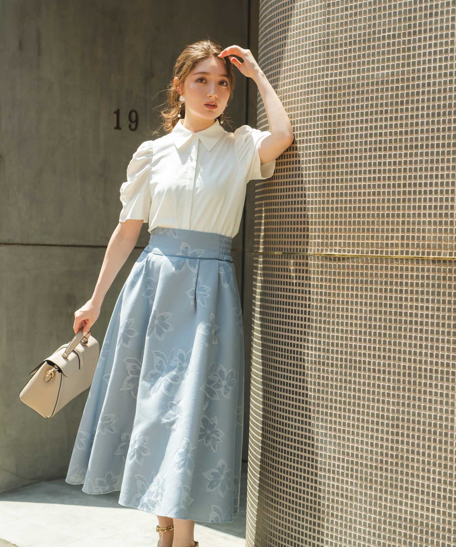 ジャガード花柄スカート | フレアスカート | NOELA OFFICIAL WEB STORE