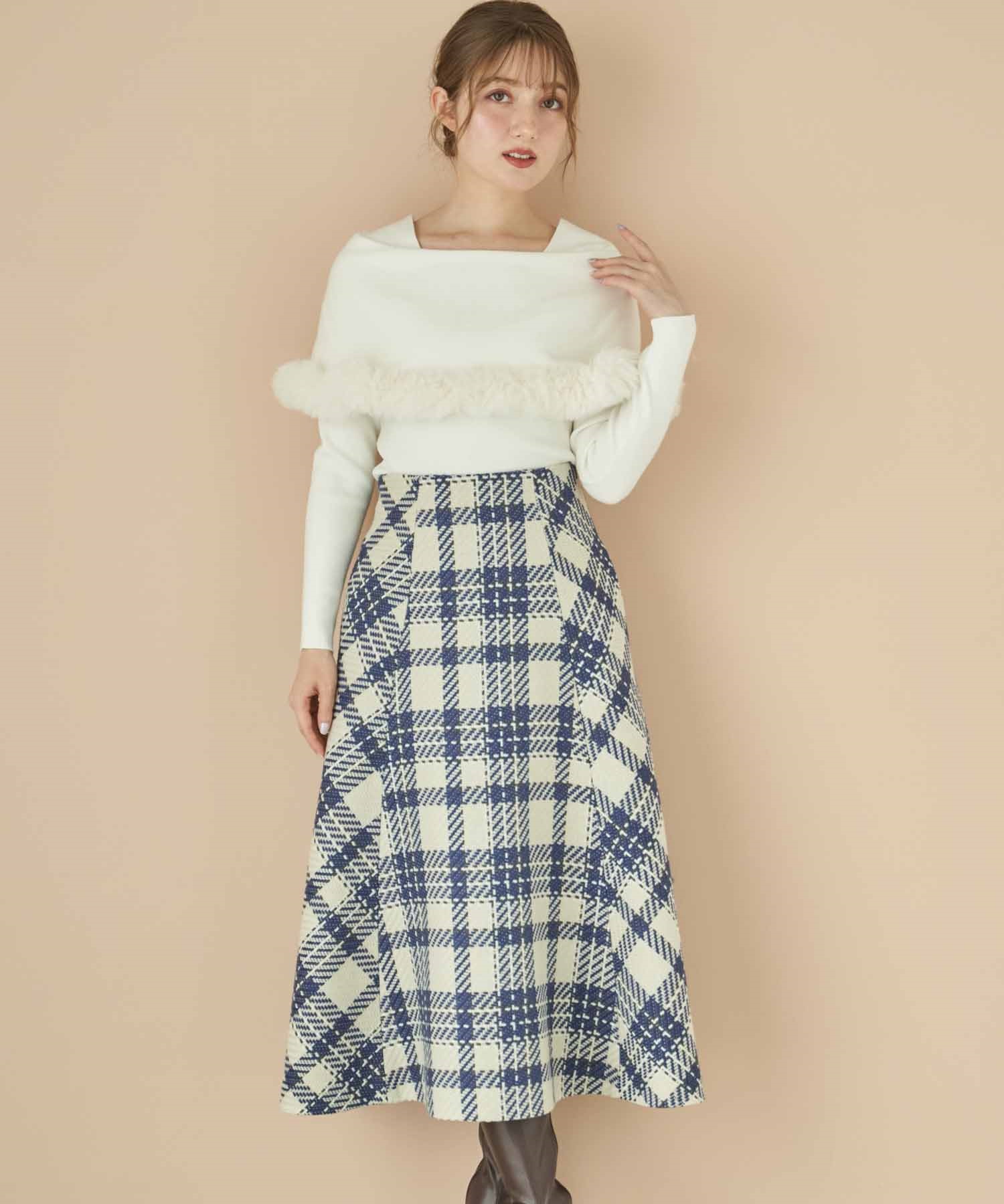 SSサイズあり】ロービングチェック柄スカート | フレアスカート