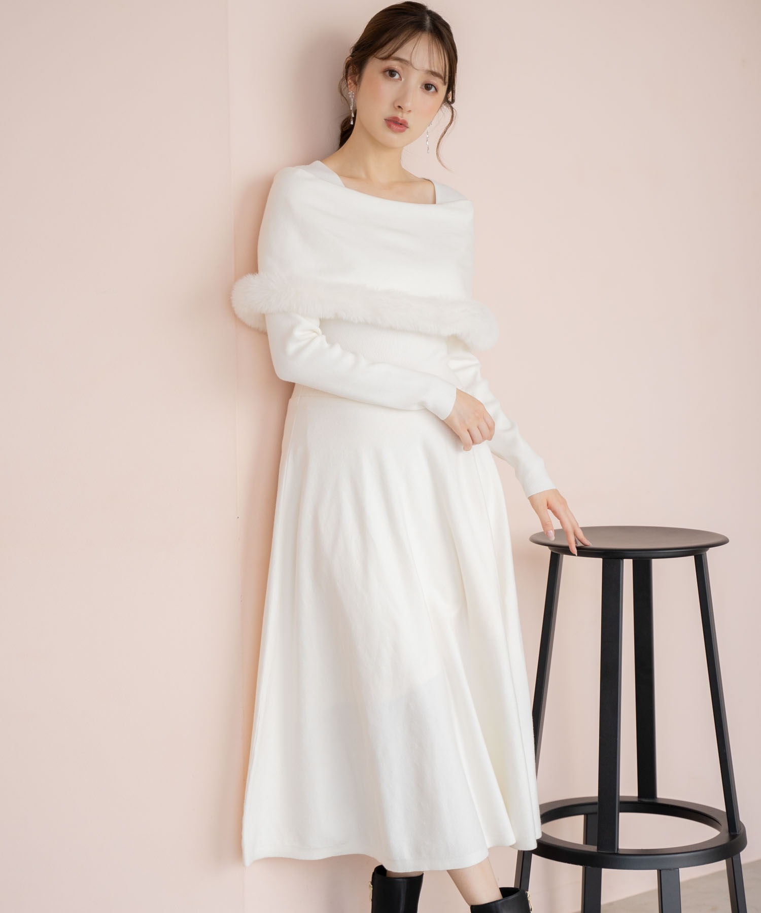 ファートリムニットワンピース | ニットワンピース | NOELA OFFICIAL