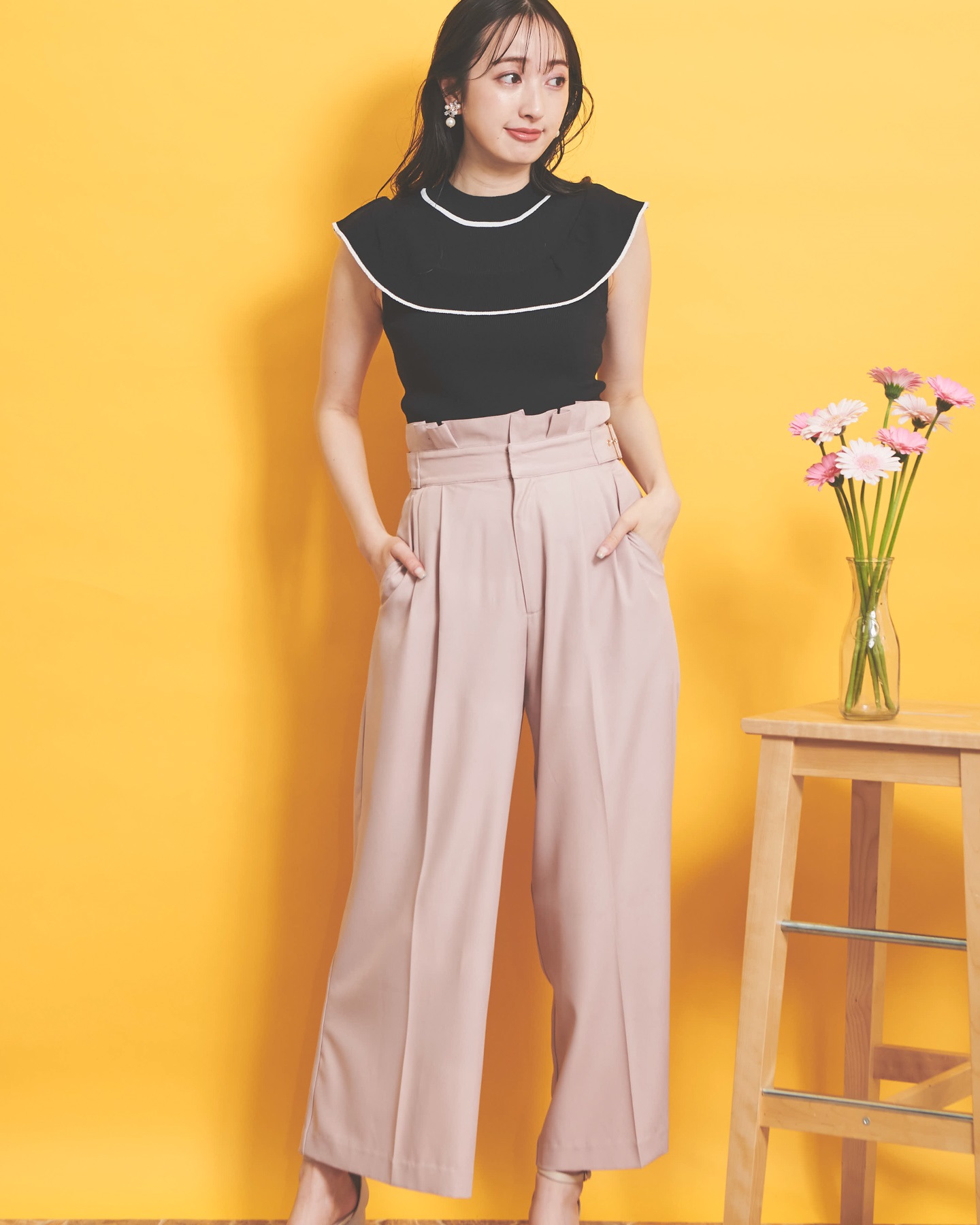 サイドベルトワイドパンツ | その他パンツ | NOELA OFFICIAL WEB STORE