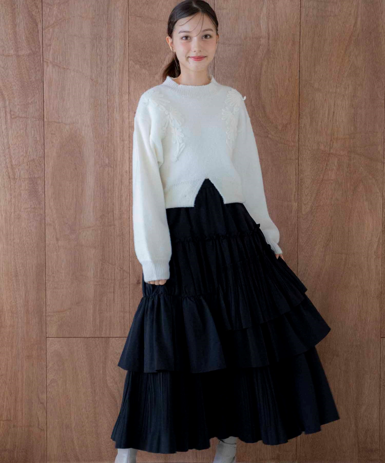 ティアードランダムフリルスカート | フレアスカート | NOELA OFFICIAL