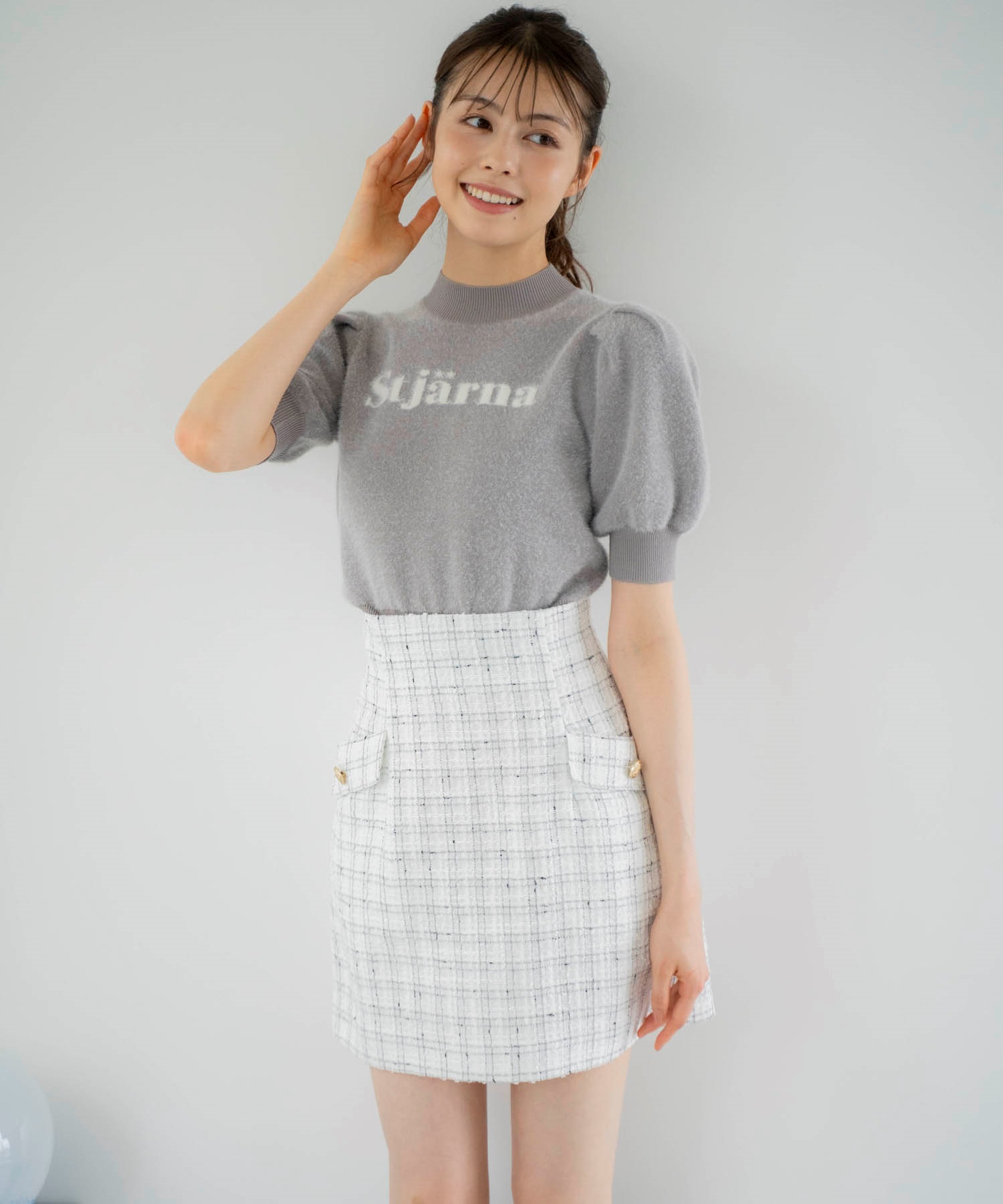 ツイードミニスカート | フレアスカート | NOELA OFFICIAL WEB STORE