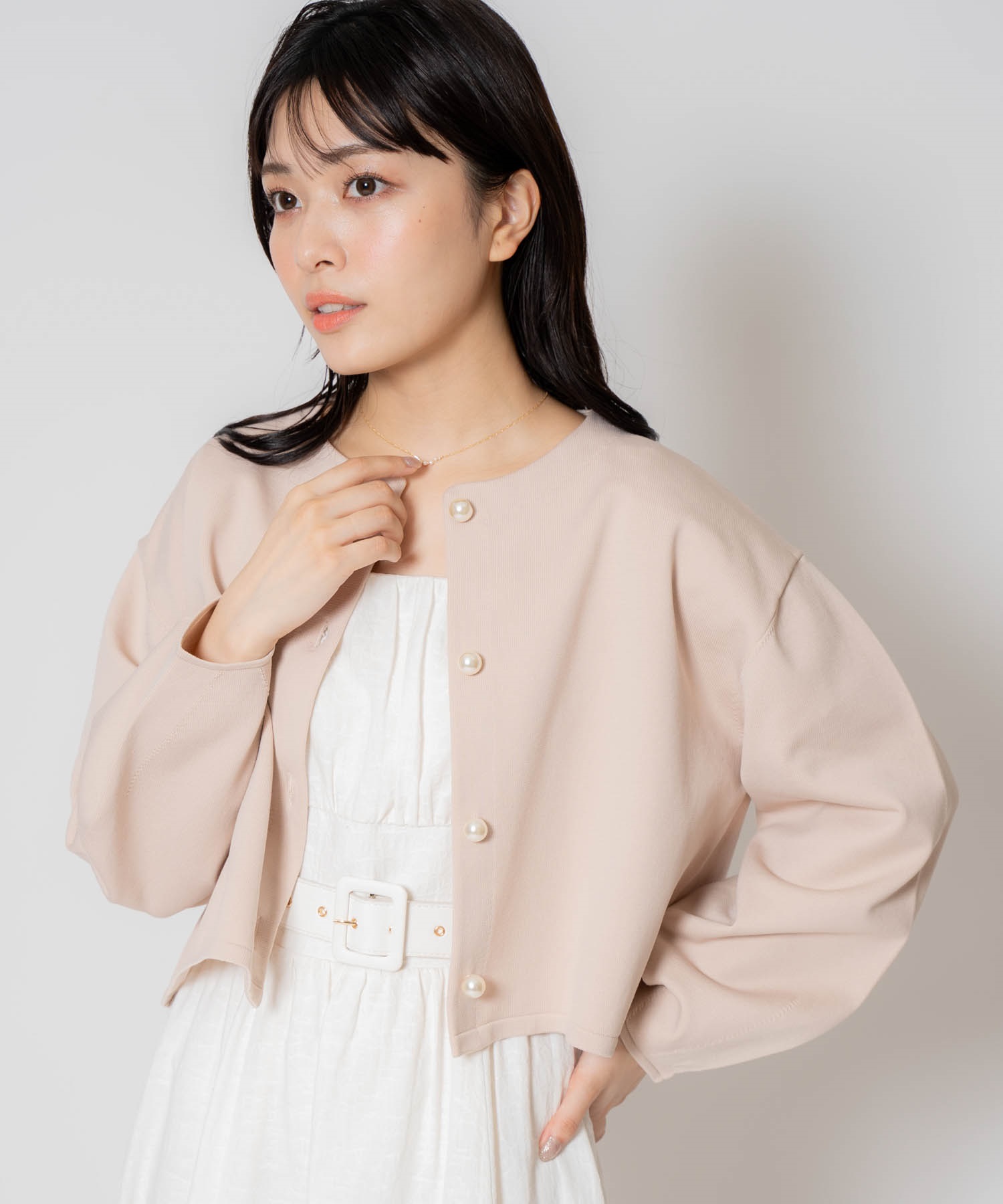 パールボタンニットジャケット | ジャケット | NOELA OFFICIAL WEB STORE