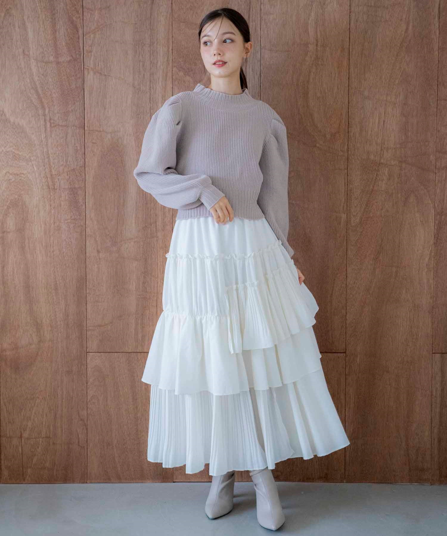 ティアードランダムフリルスカート | フレアスカート | NOELA OFFICIAL