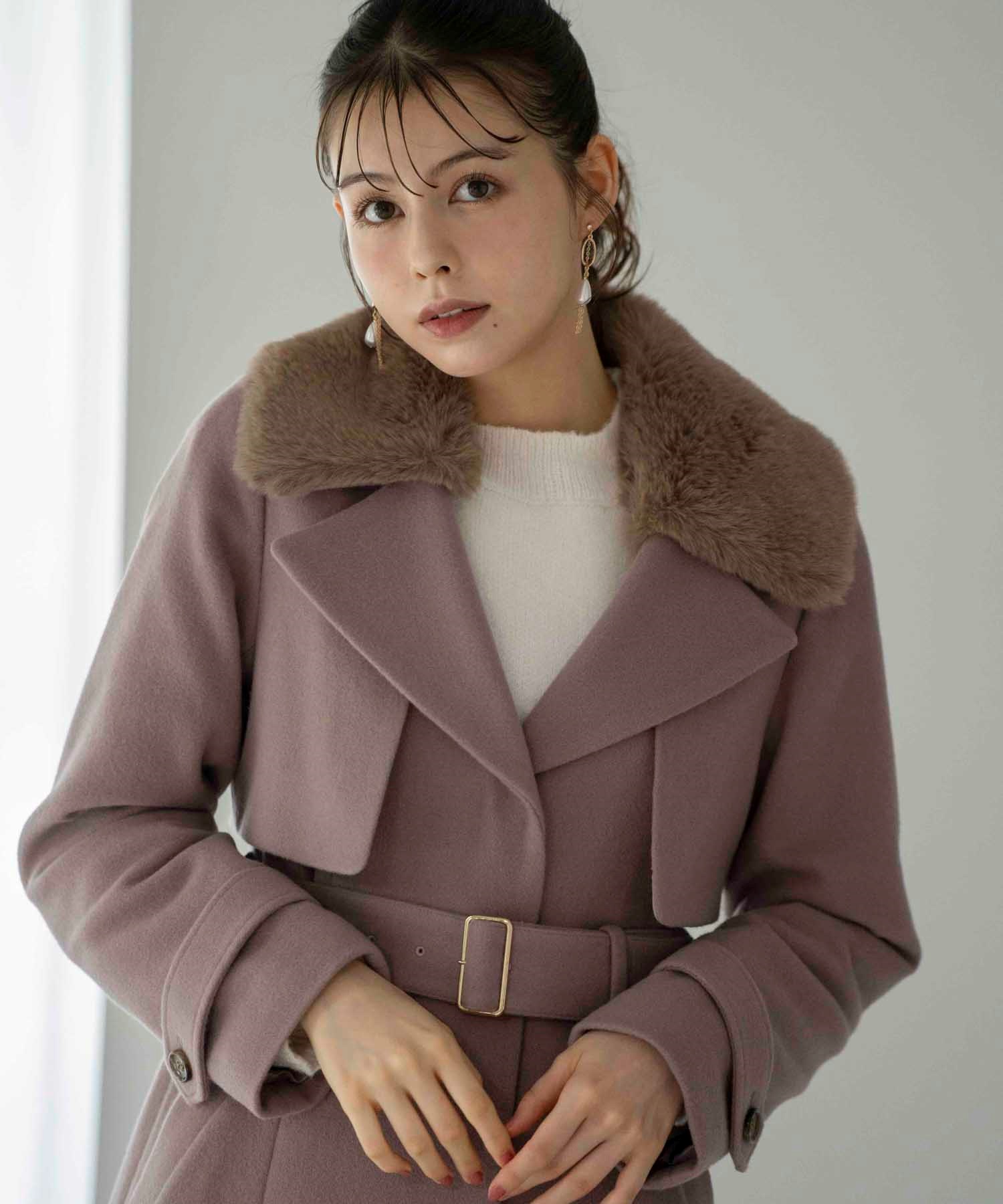 ファー付マルチロングコート | コート | NOELA OFFICIAL WEB STORE