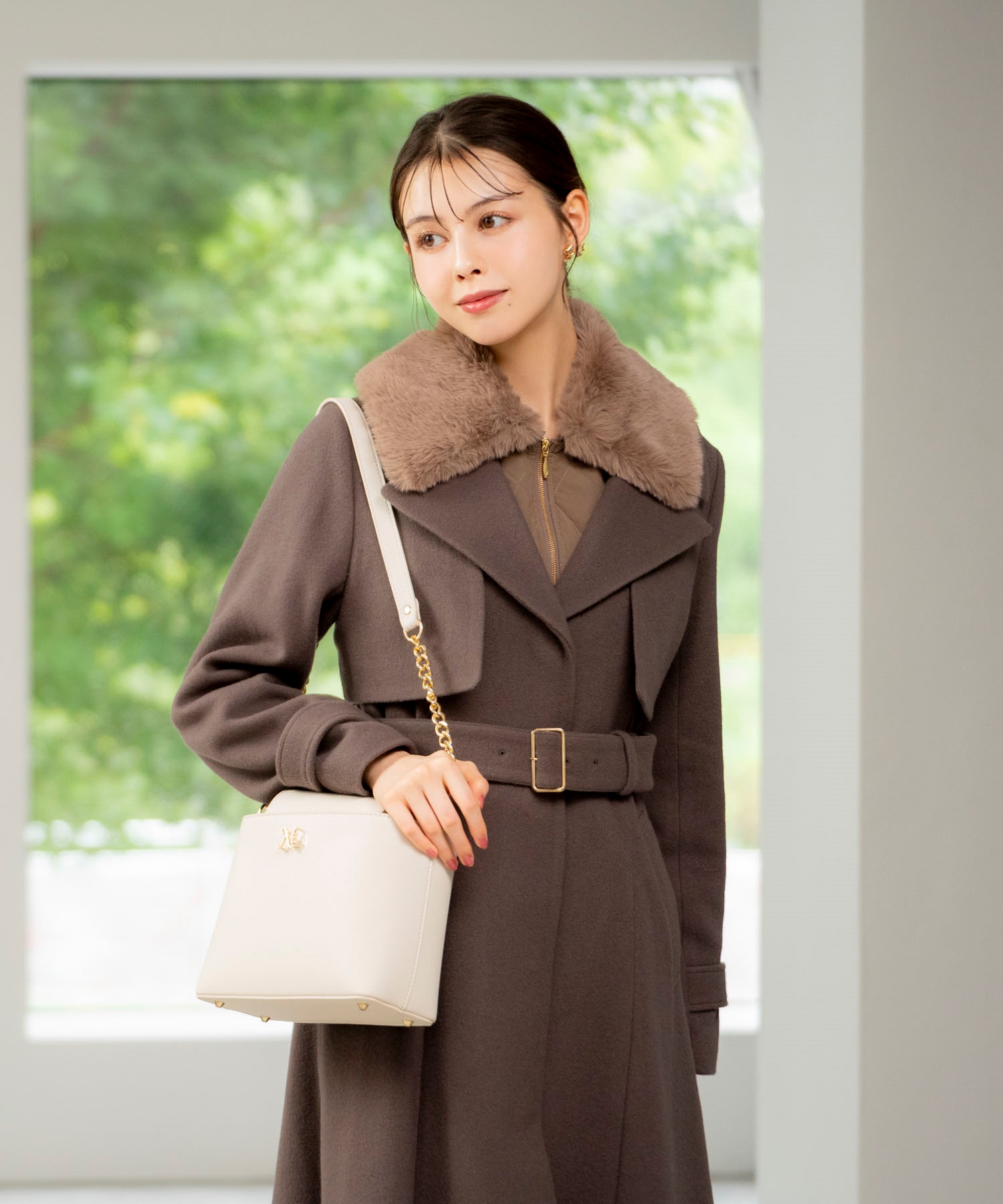 ファー付マルチロングコート | コート | NOELA OFFICIAL WEB STORE