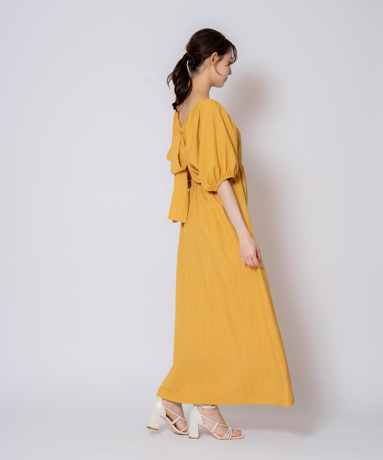 バックリボンマキシワンピ | ロングワンピース | NOELA OFFICIAL WEB STORE